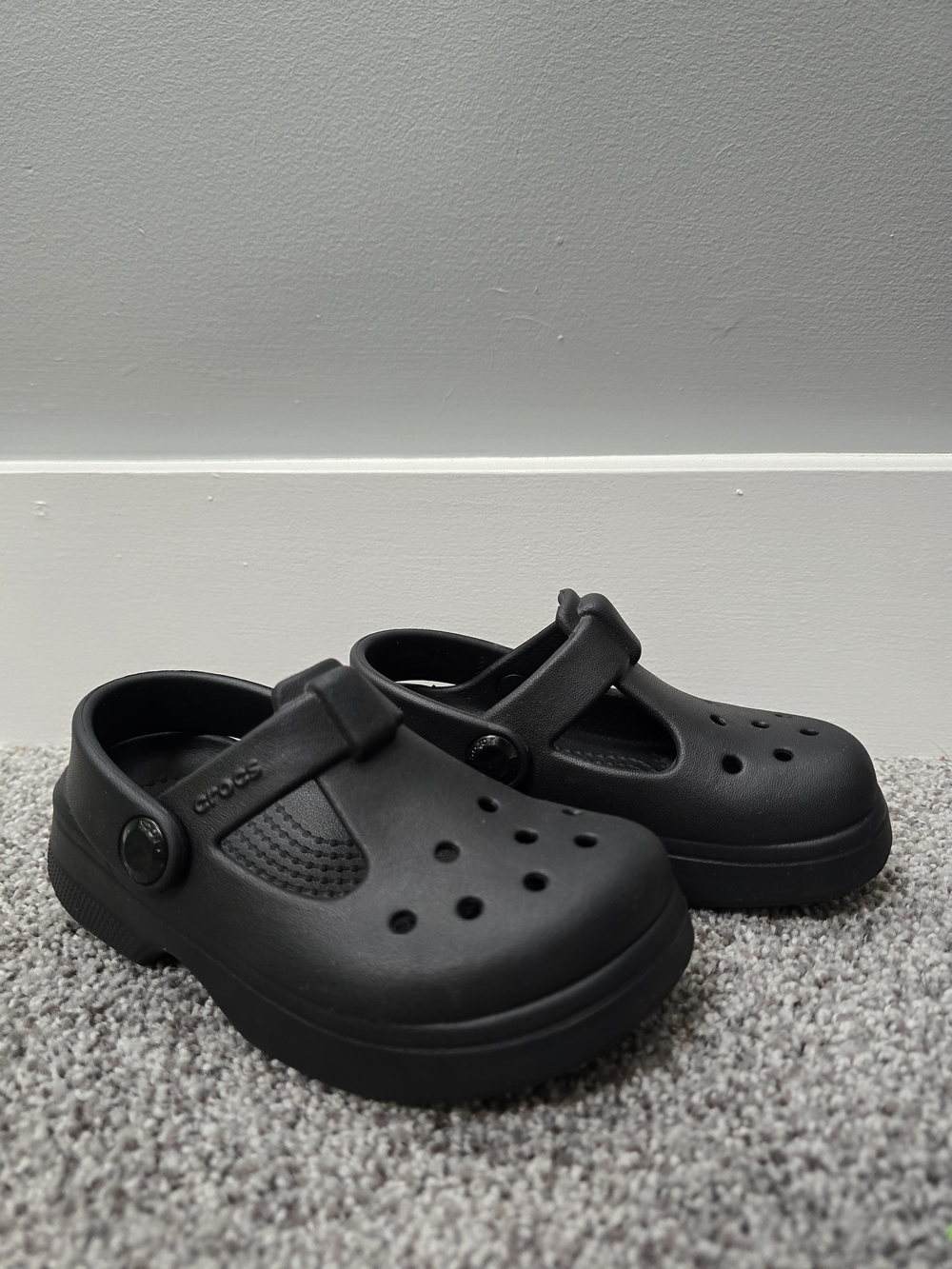 Toddler Classic Mary Jane Clog Black Size 8